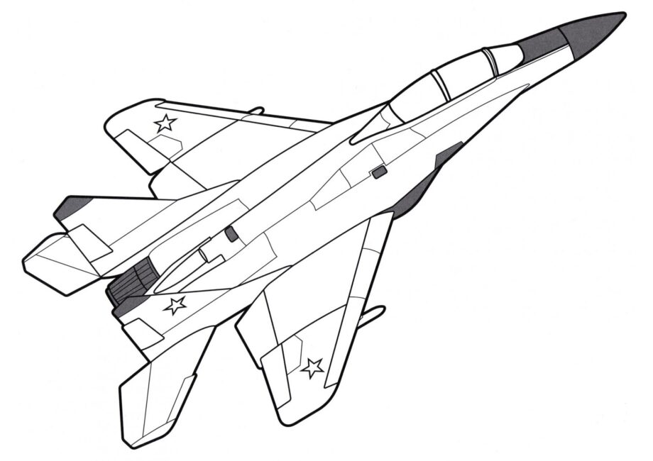 MiG-35D Disegni da Colorare