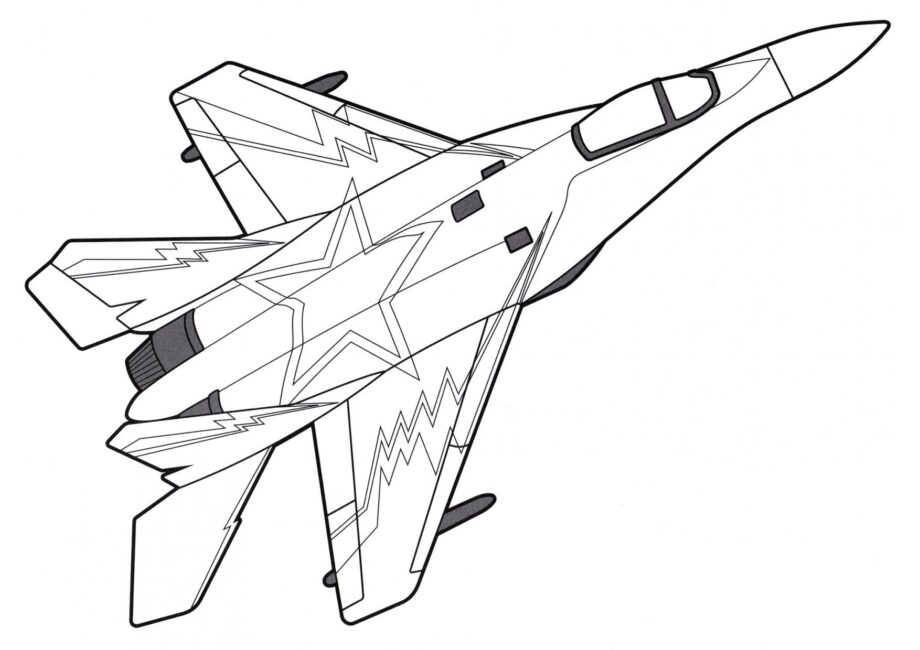 MiG-35 Disegni da Colorare