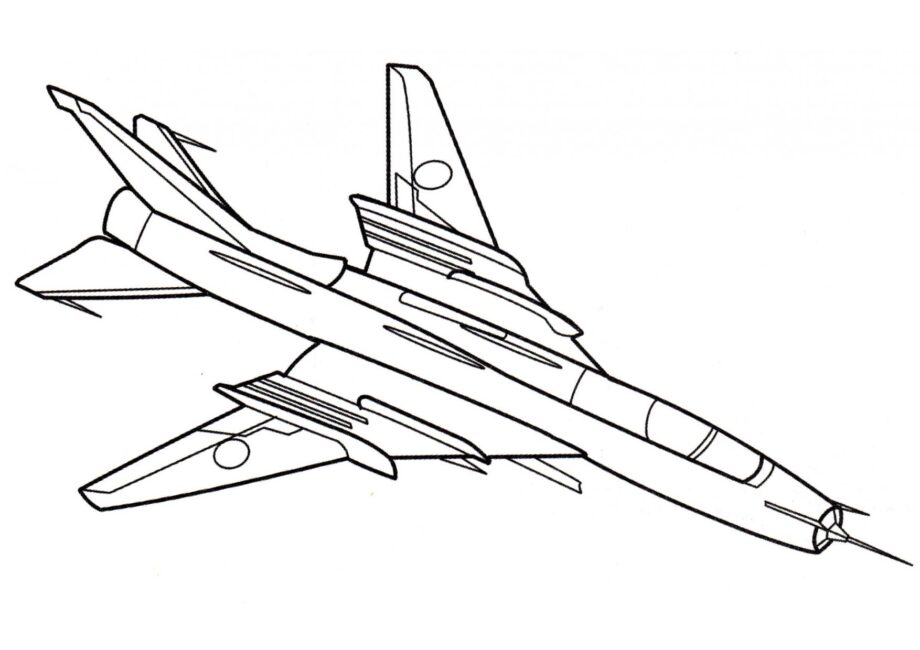 Su-22 Disegni da Colorare