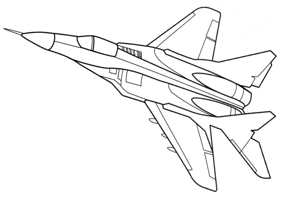 MiG-29 Disegni da Colorare