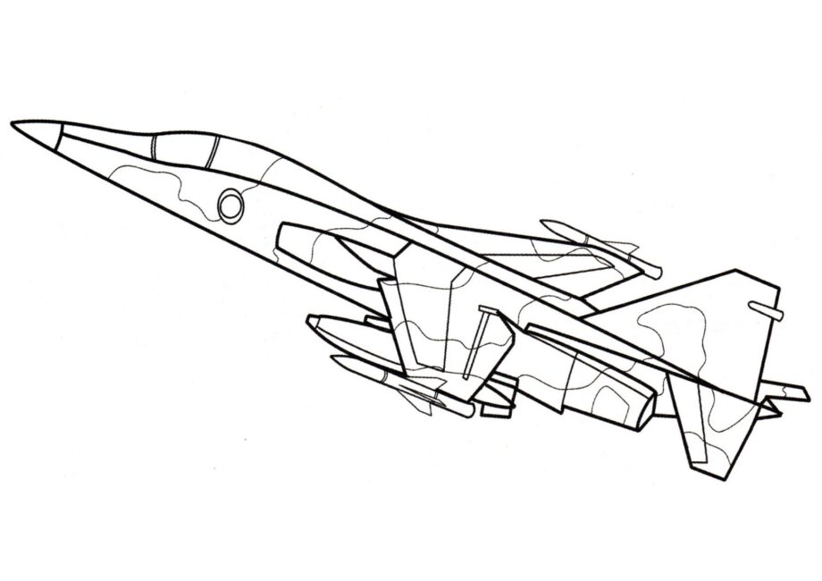 Caccia F-1 Disegni da Colorare