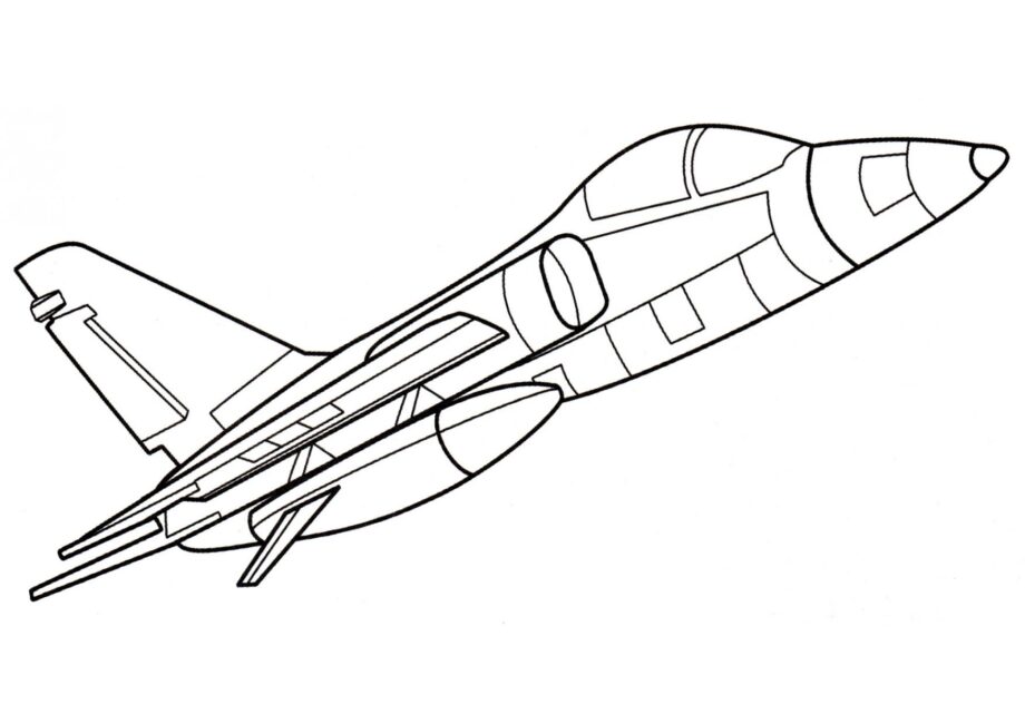 Cacciabombardiere AMX Disegni da Colorare