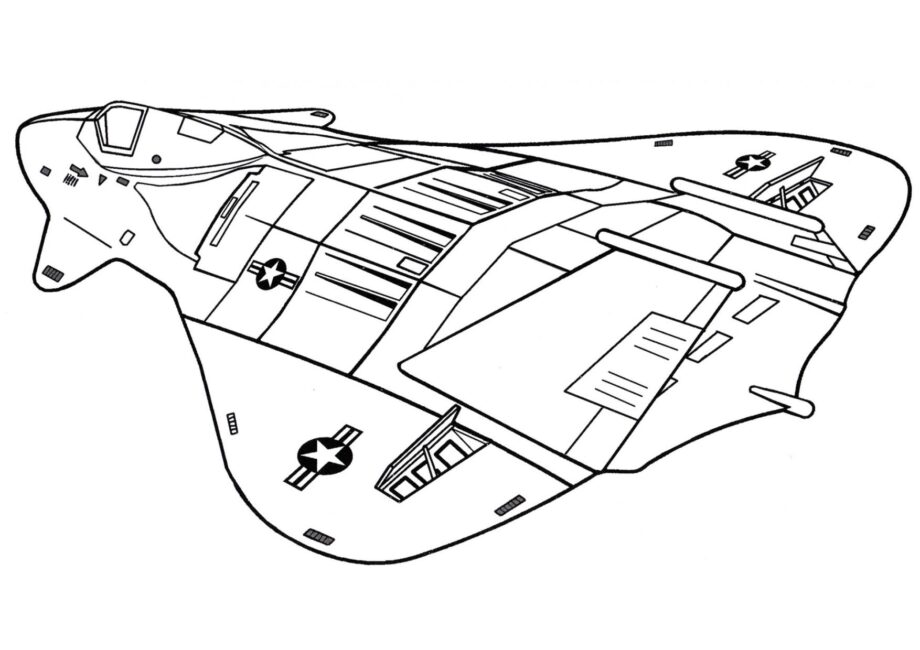 F-19 Stealth Disegni da Colorare