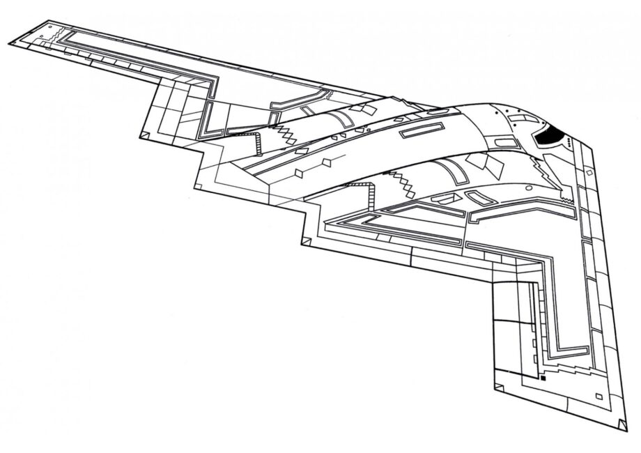 Northrop B-2 Spirit Disegni da Colorare