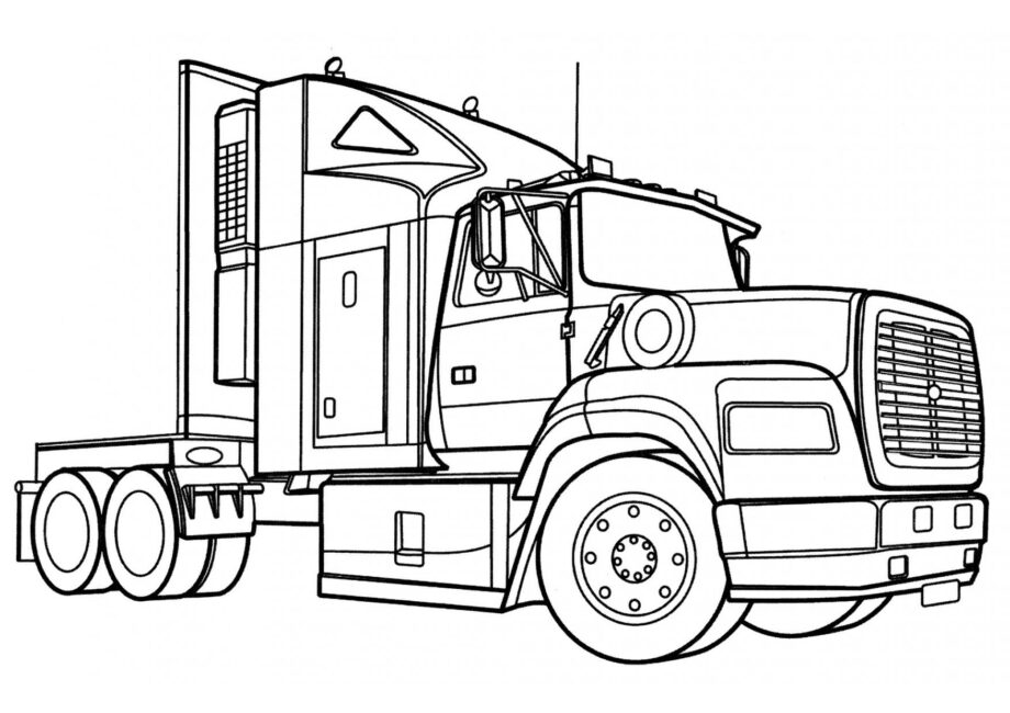 Disegni da Colorare Camion del Far West