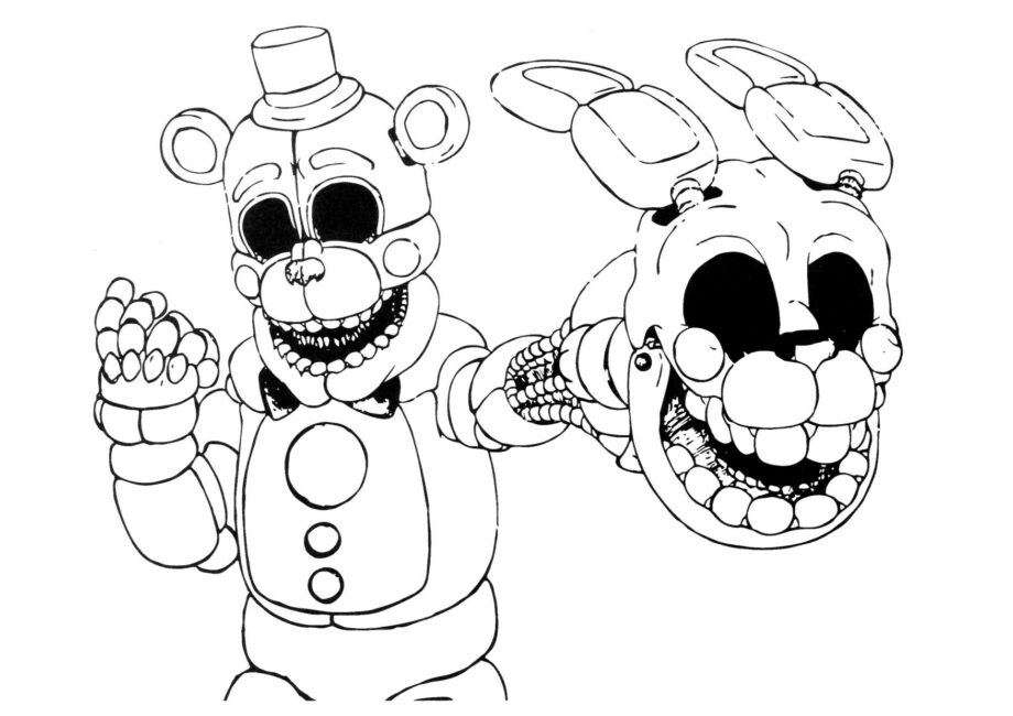 Funtime Freddy Disegno da Colorare