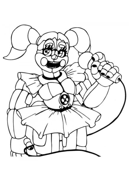 Circus Baby Disegno da Colorare