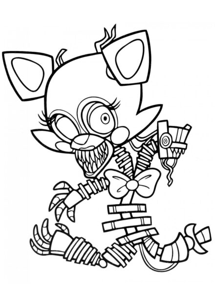 Baby Mangle Disegno da Colorare