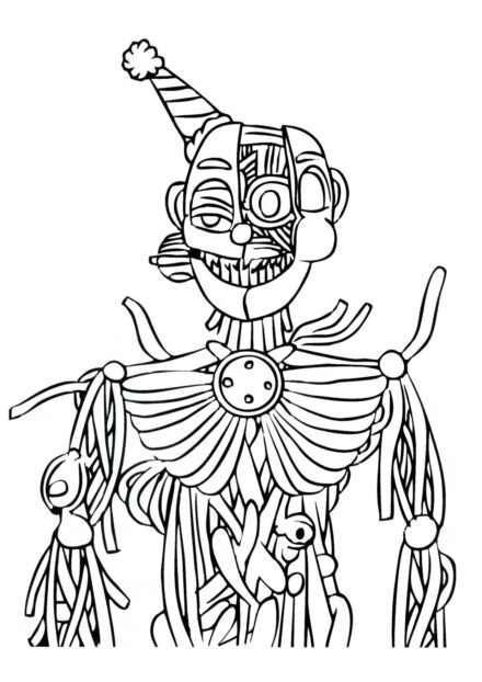 Ennard Disegno da Colorare