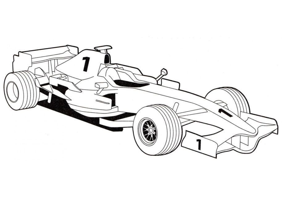 Disegno da Colorare Ferrari F2008