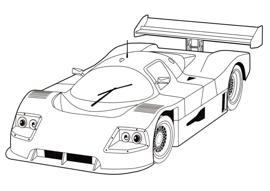 Disegno da Colorare Sauber Mercedes C9