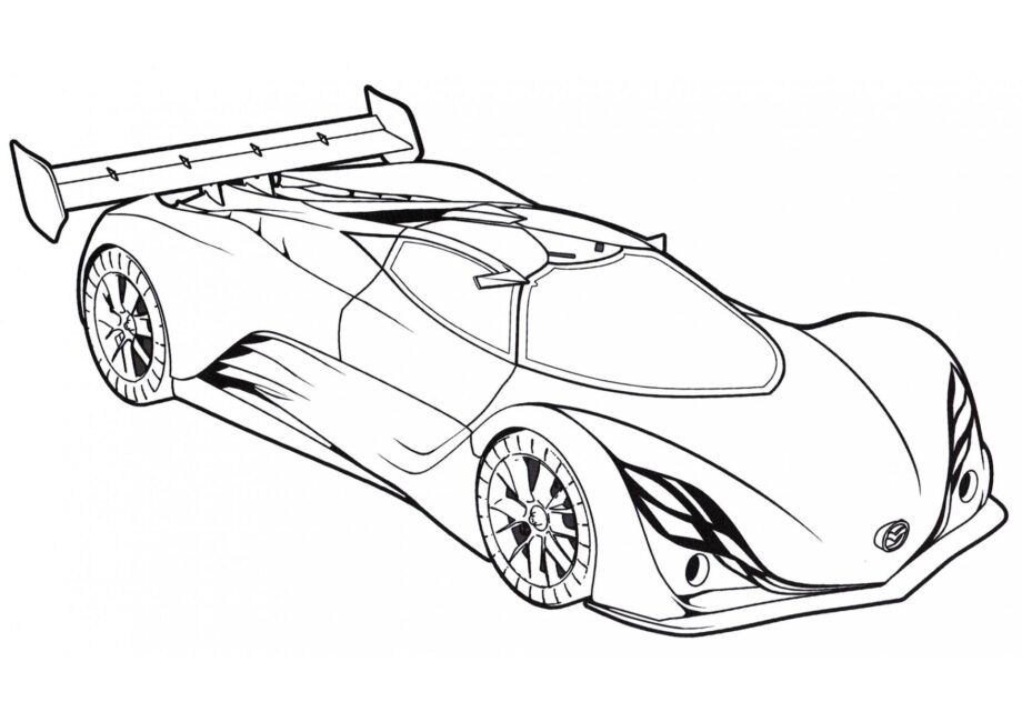 Disegno da Colorare Mazda Furai Concept