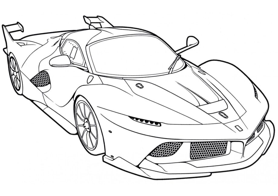 Disegno da Colorare Ferrari FXX K