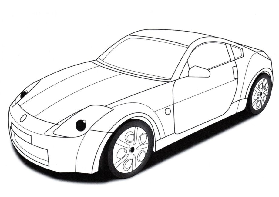 Disegno da Colorare Nissan 350Z