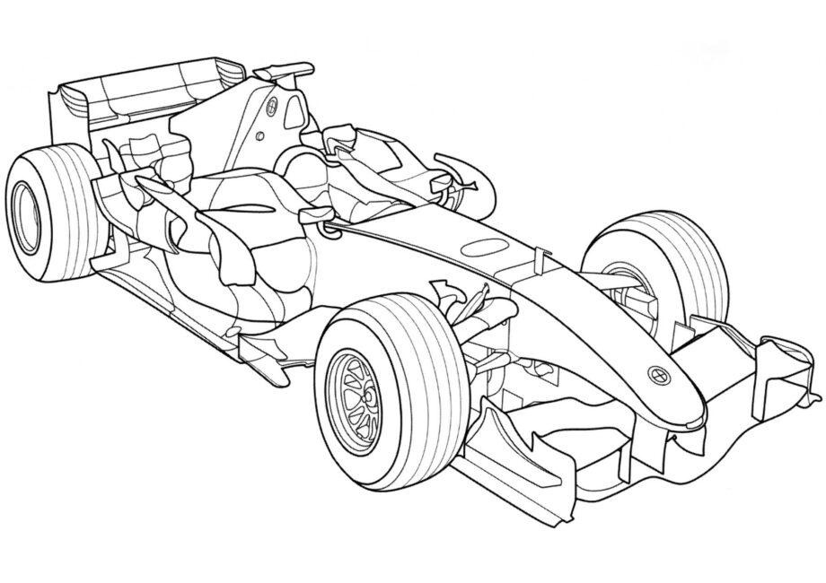 Disegno da Colorare BMW Sauber F1.07