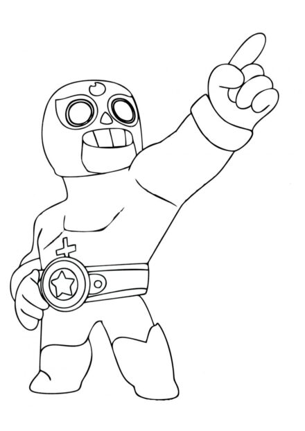 Disegno da Colorare El Primo