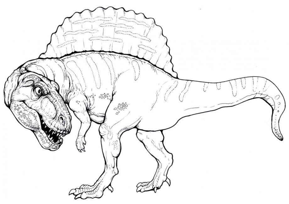 Disegno da Colorare di Spinosaurus