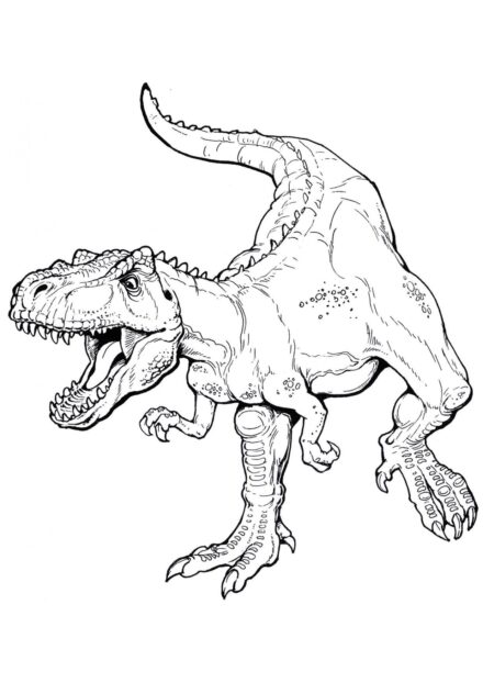 Disegno da Colorare di Tarbosaurus