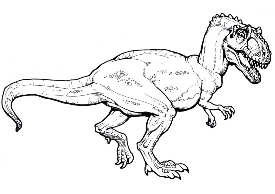 Disegno da Colorare di Allosaurus