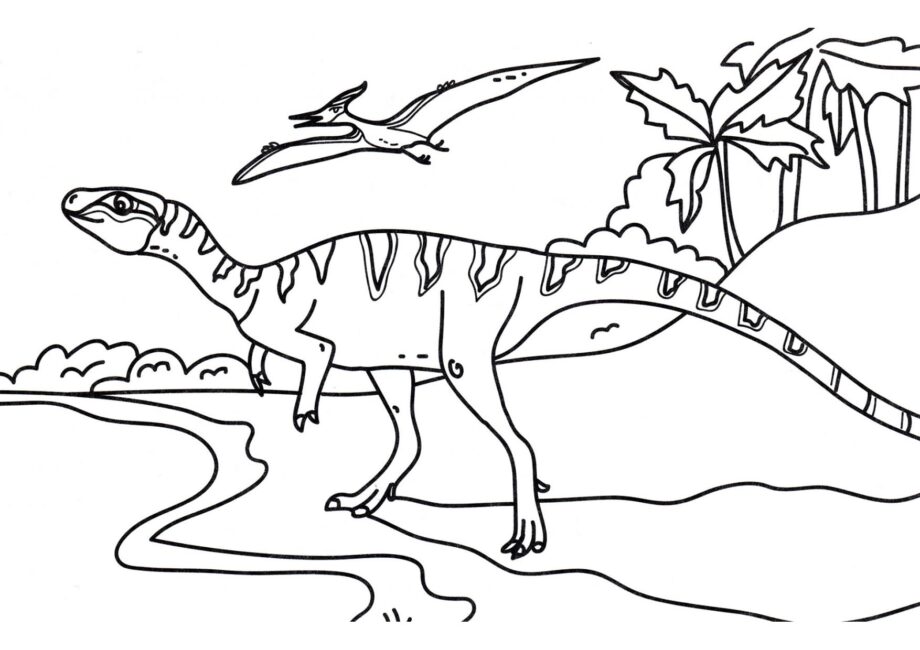 Disegno da Colorare di Tarbosaurus