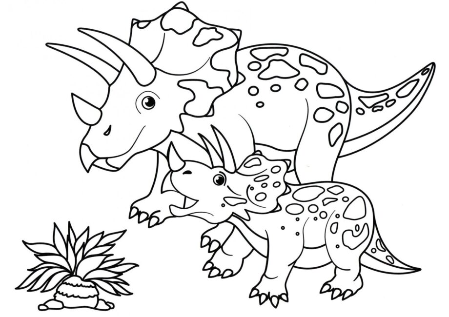 Disegno da Colorare di Turanoceratops