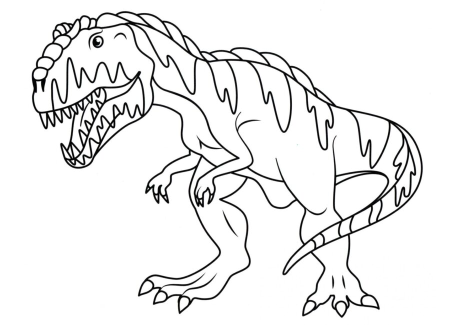 Disegno da Colorare di Giganotosaurus